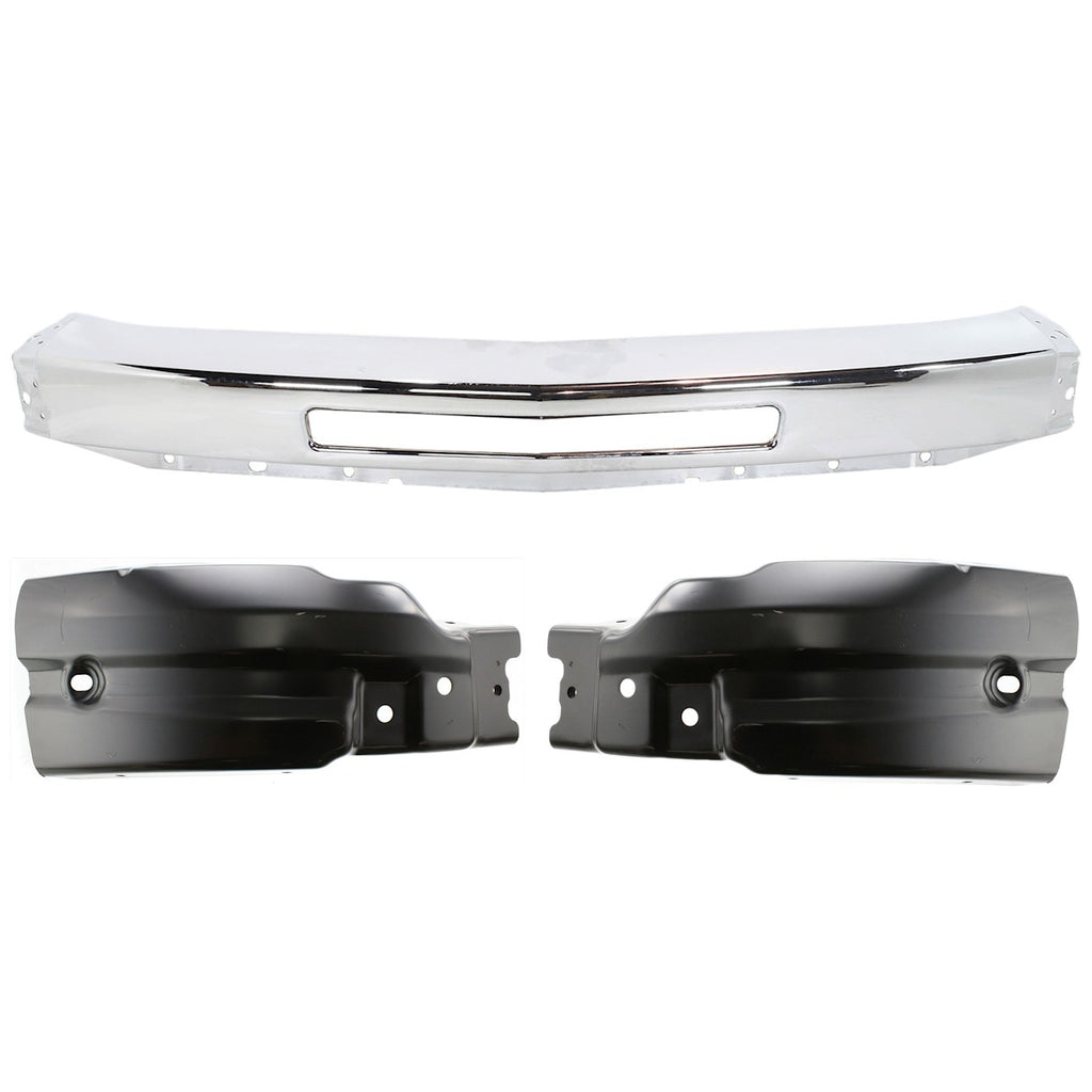 2007-2013 Chevrolet Silverado 1500, Silverado 2500 HD & Silverado 3500 HD Bumper Face Bar - Front (15941850)