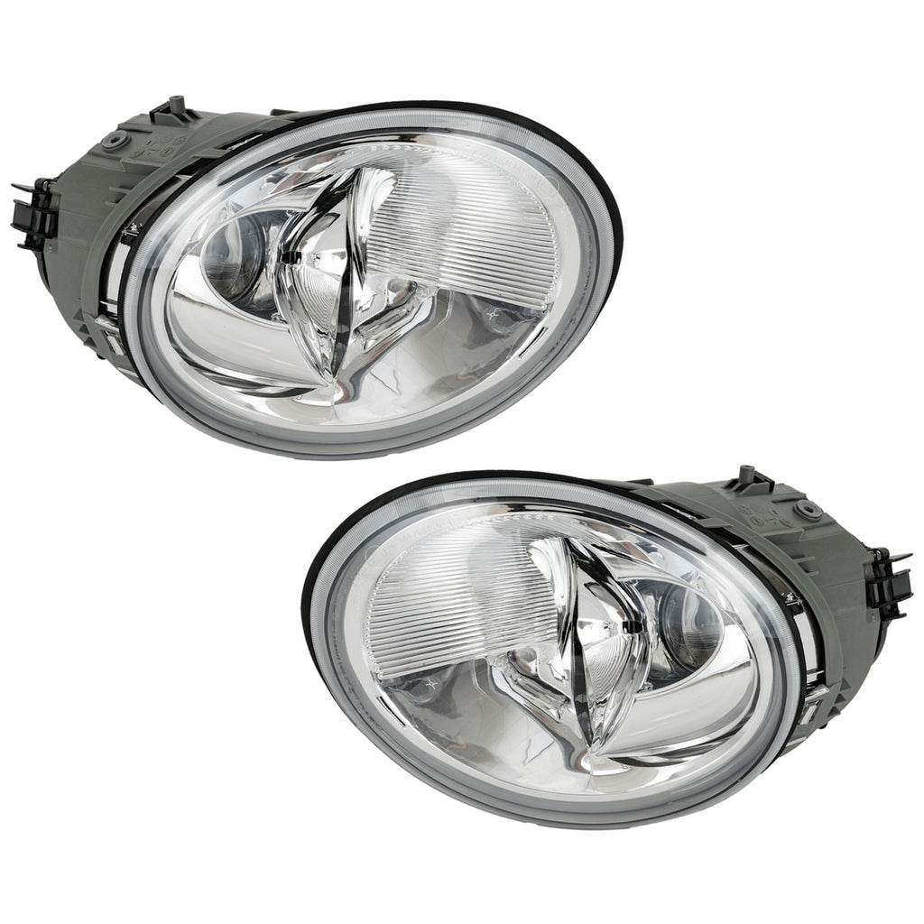 1998-2005 Volkswagen Beetle Headlights - Driver & Passenger Side (17693796)