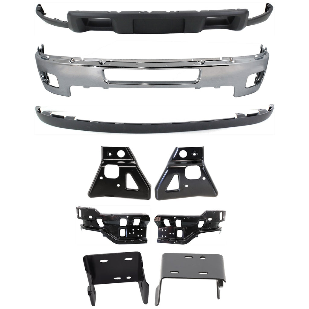 2011-2014 Chevrolet Silverado 2500 HD & Silverado 3500 HD Bumper Face Bar - Front (25883349)