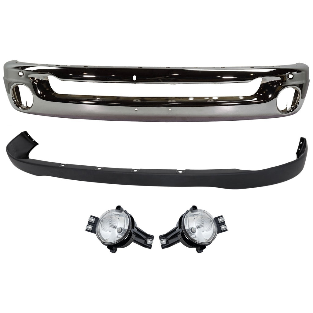2006-2009 Dodge Ram 1500, Ram 2500 & Ram 3500 Bumper Face Bar - Front (55077946AB)