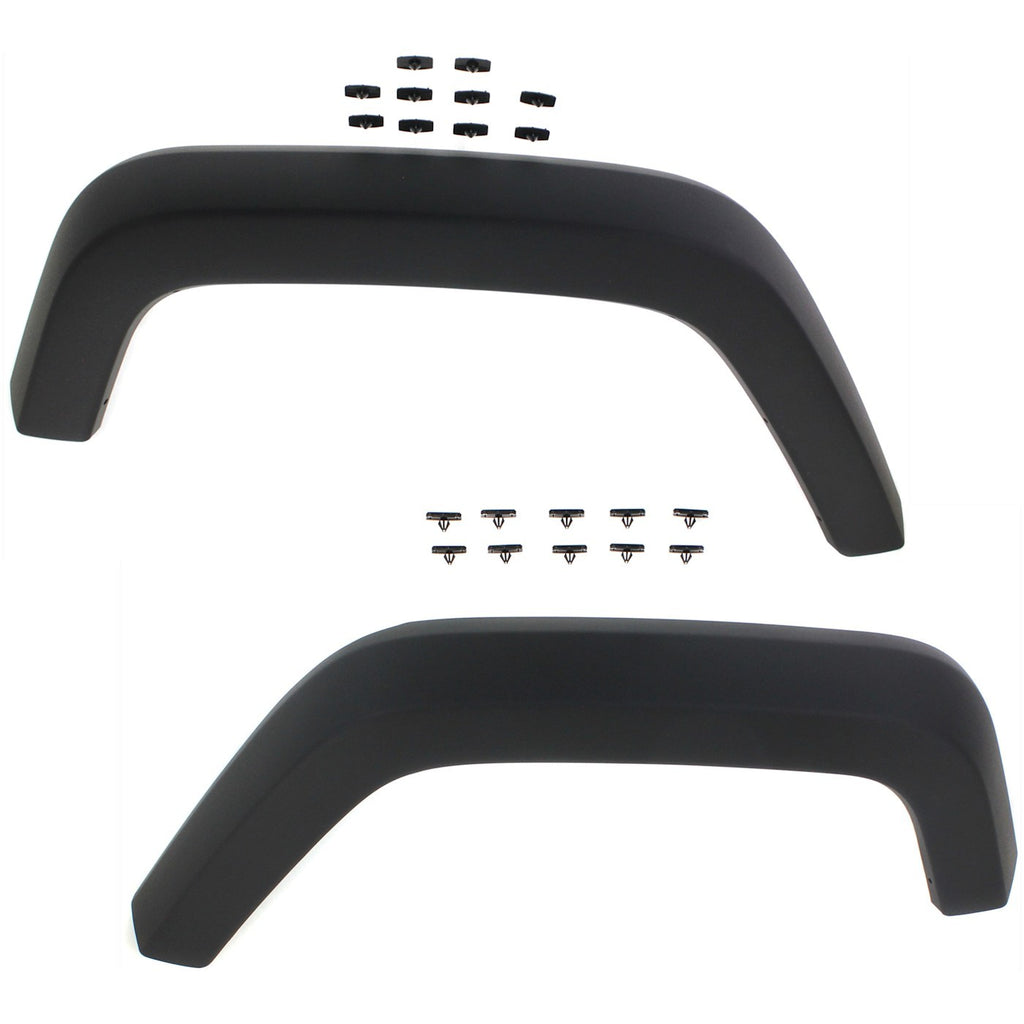 2007-2018 Jeep Wrangler & Wrangler JK Fender Flares - Left & Right (5KF16RXFAE)