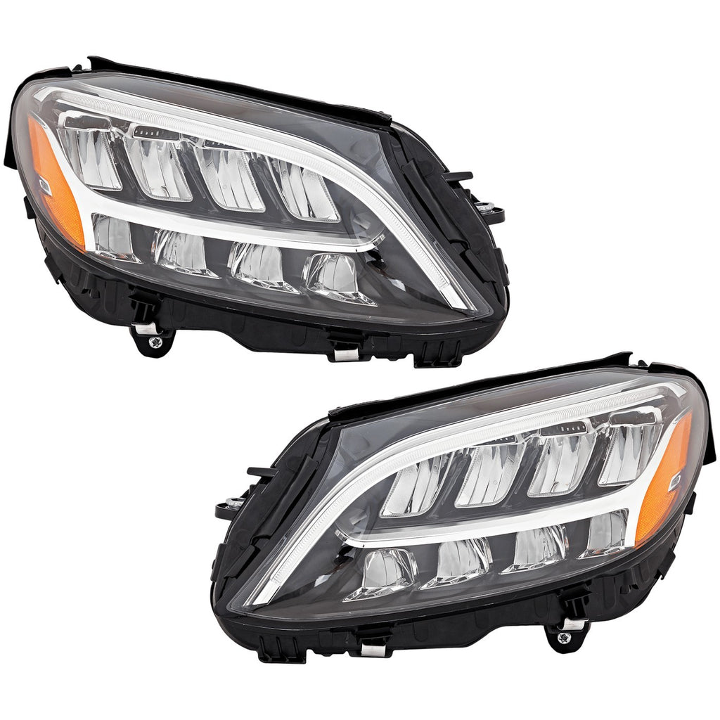 2019-2021 Mercedes-Benz C-Class Headlights - Driver & Passenger Side (2059066104)