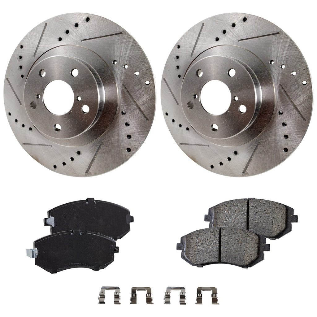 2002-2008 Saab & Subaru Brake Rotor - Front, Sedan (19356)