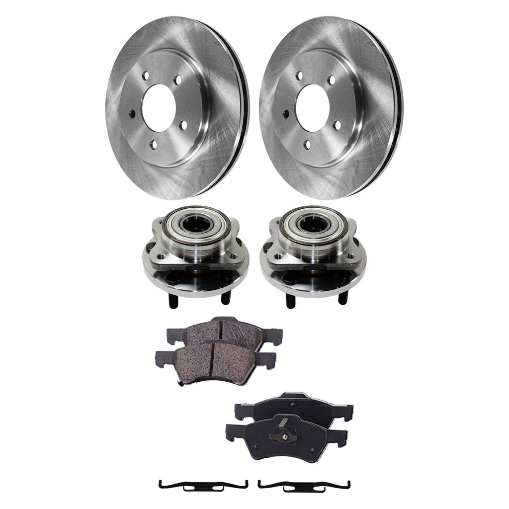 2001 Dodge Grand Caravan Wheel Hubs - Front, Driver & Passenger Side (4641517)