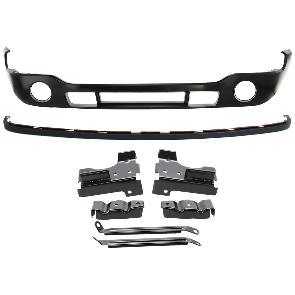 2003-2007 GMC Bumper Face Bars - Front, Driver & Passenger Side (12335963)