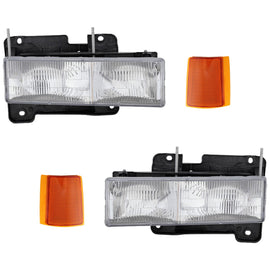 1994-2002 GMC Headlights - Driver & Passenger Side (15034929)
