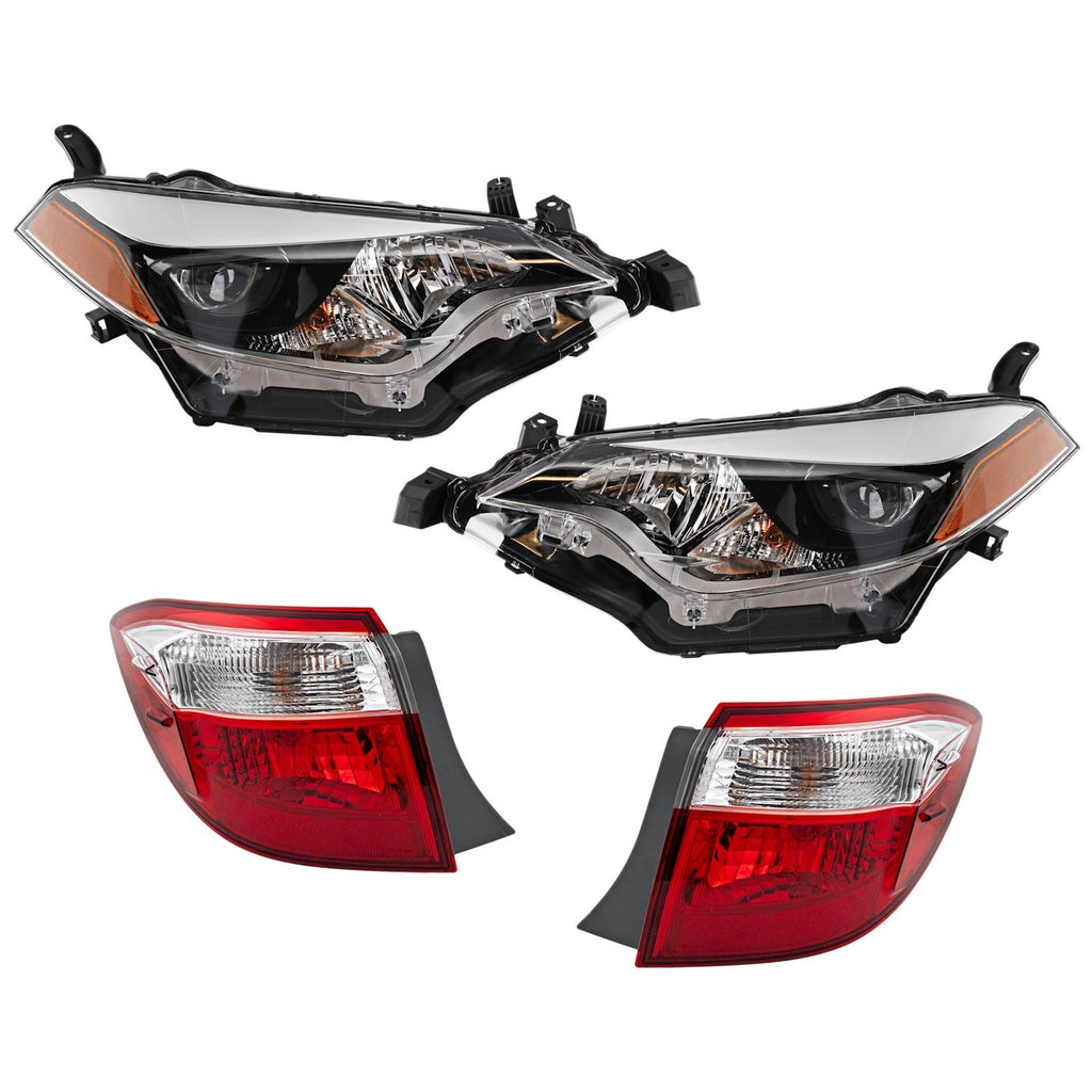 2014-2016 Toyota Corolla Headlights - Driver & Passenger Side (8111002E60)