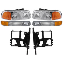 Load image into Gallery viewer, 2005-2007 GMC Headlights - Driver &amp; Passenger Side (15850351)