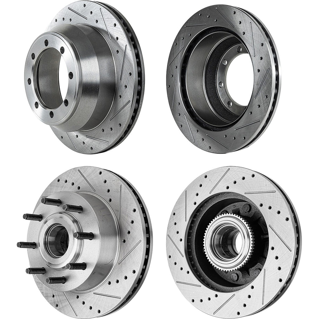 2012 Ford F-250 Super Duty & F-350 Super Duty Brake Rotors - Front & Rear, RWD (42259)