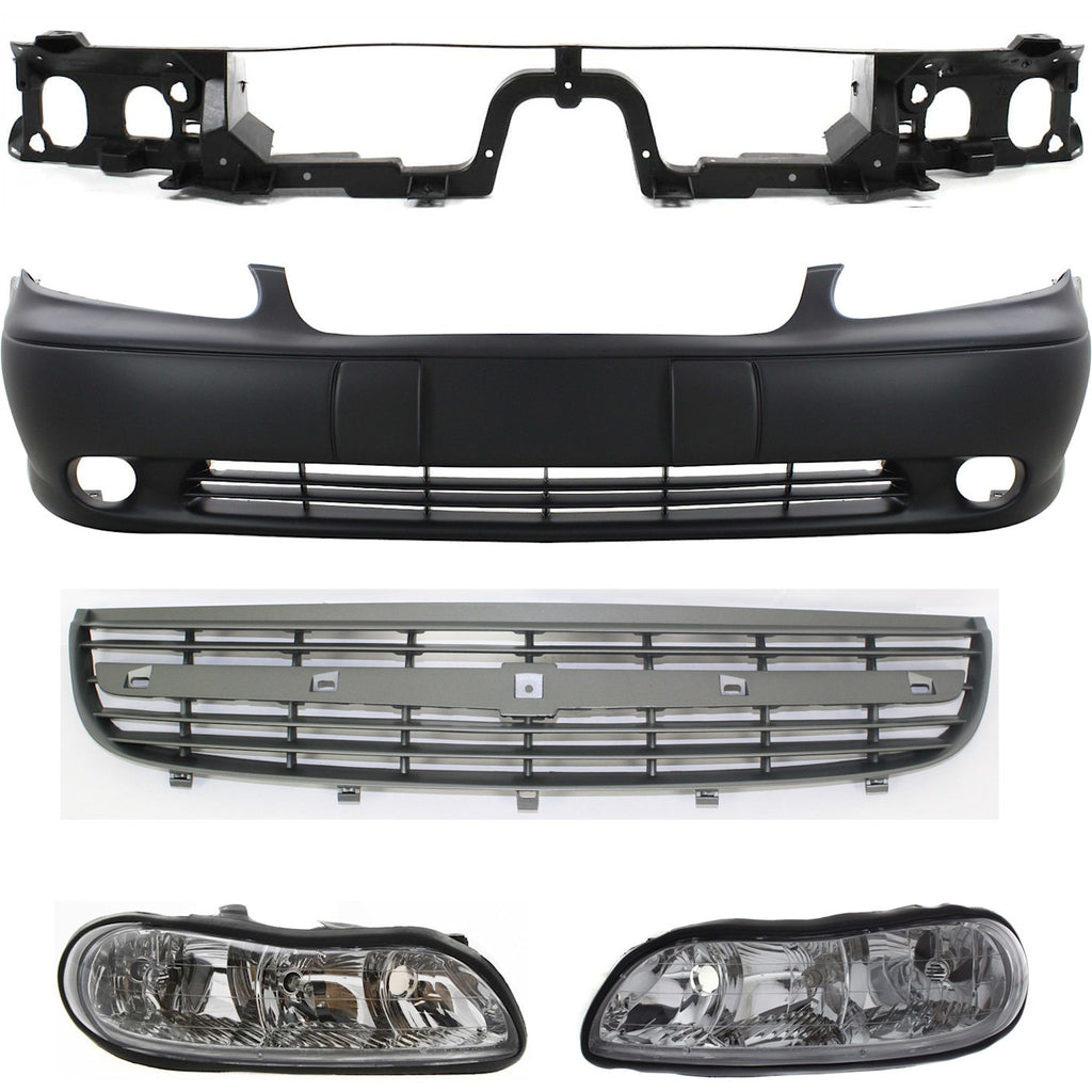 2000-2005 Chevrolet Classic & Malibu Bumper Cover - 5-Piece (12463112)