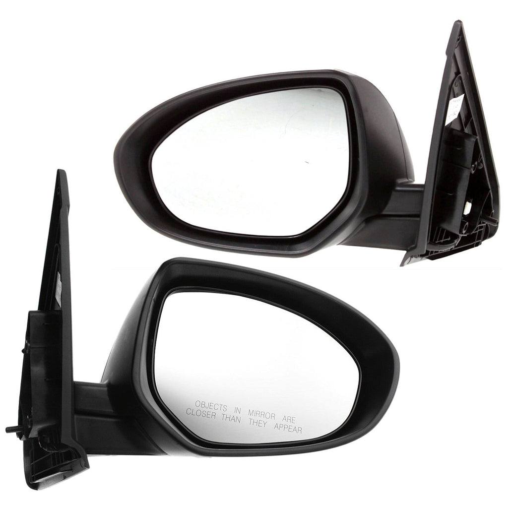 2010-2013 Mazda 3 & 3 Sport Mirrors - Driver & Passenger Side, Heated, Sedan (BBM66912ZN)