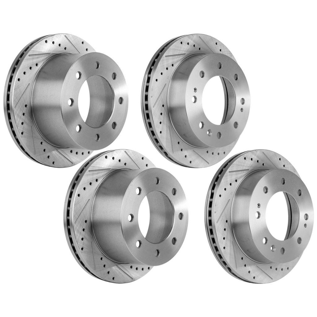2016-2019 Chevrolet Silverado 3500 HD & GMC Sierra 3500 HD Brake Rotors - Front & Rear (41268)