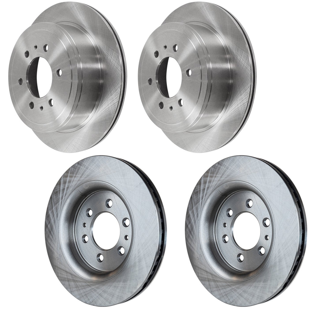 2010-2011 Ford F-150 Brake Rotors - Front & Rear (4L3Z2C026AB)