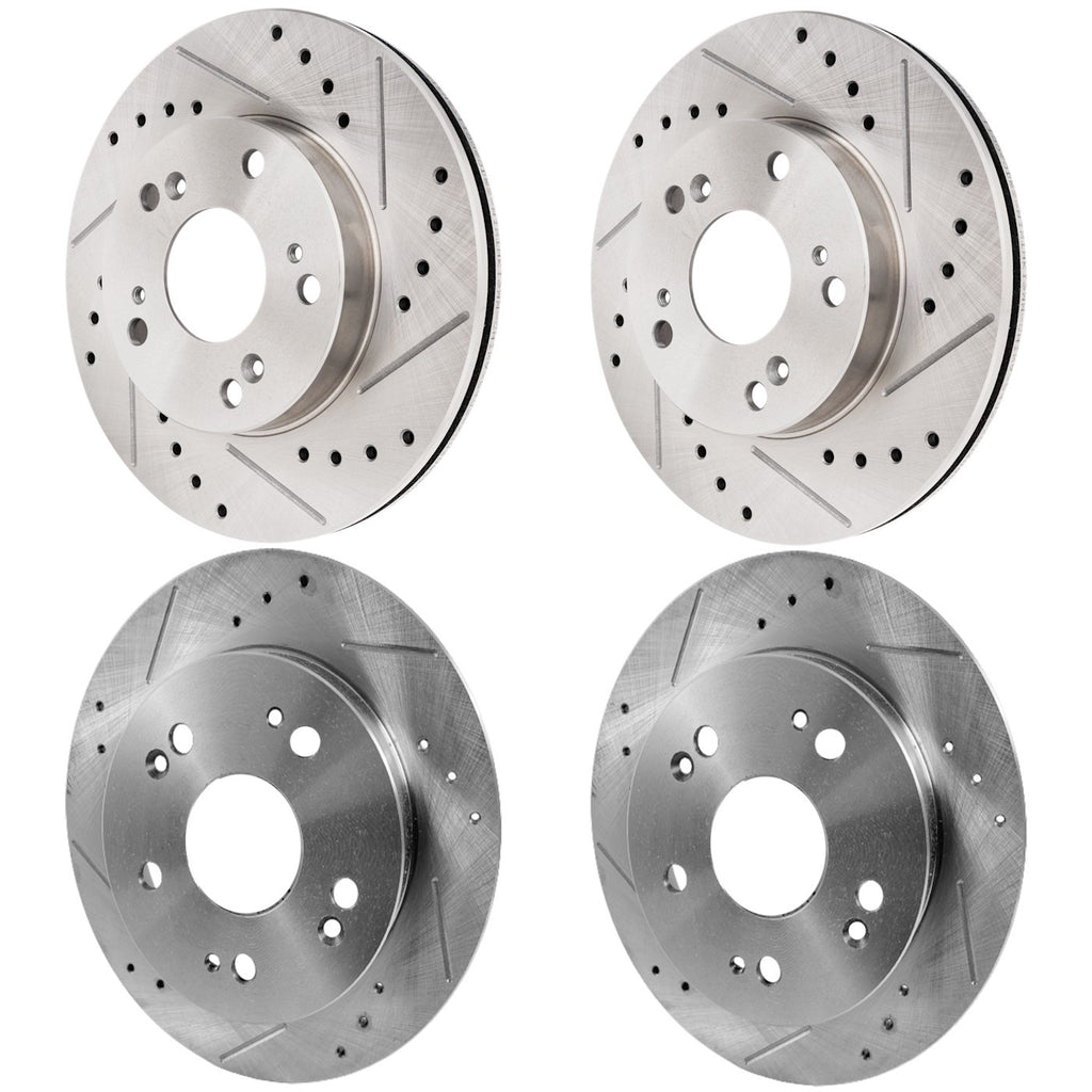 2006-2011 Honda Civic Brake Rotors - Front & Rear (31227)