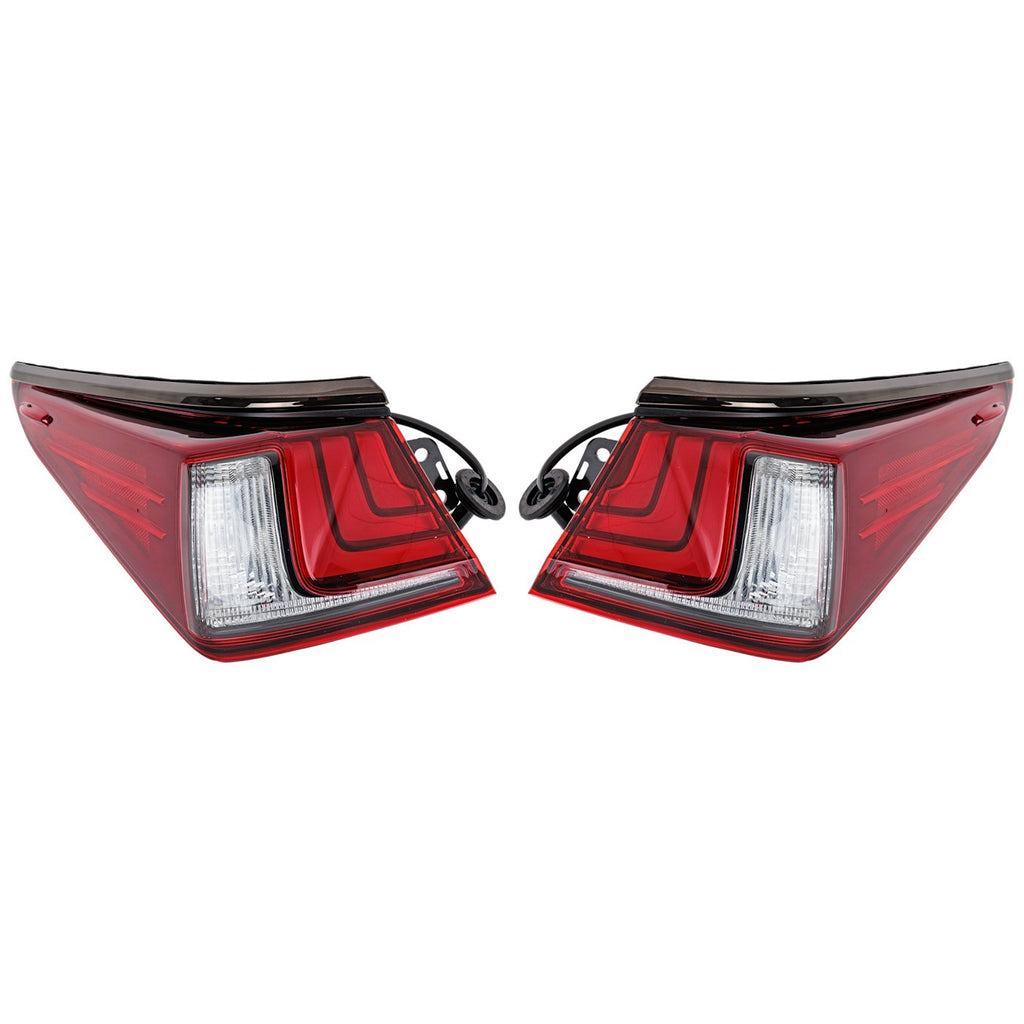 2019-2021 Lexus ES250 & ES350 Tail Lights - Driver & Passenger Side (8155133801)