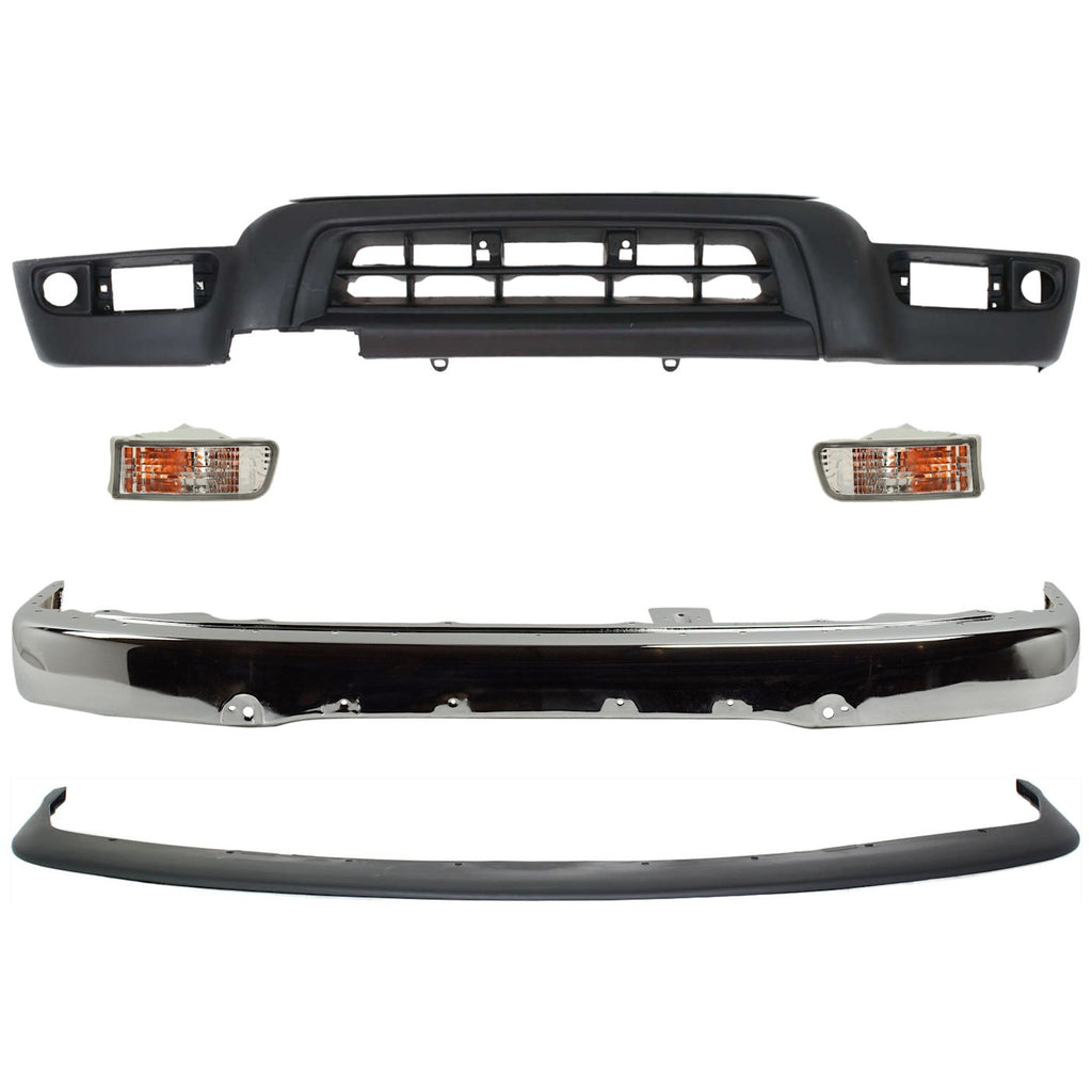 1999-2002 Toyota 4Runner Bumper Face Bar - Front (5211935020)