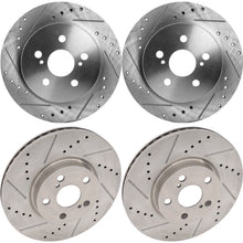 Load image into Gallery viewer, 2009-2019 Pontiac Vibe, Toyota Corolla &amp; Toyota Matrix Brake Rotors - Front &amp; Rear, Sedan (31505)