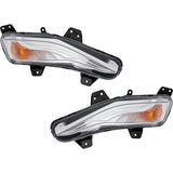 Driving Lights Lamps Headlights Headlamps Set of 2  Driver & Passenger Side Pair