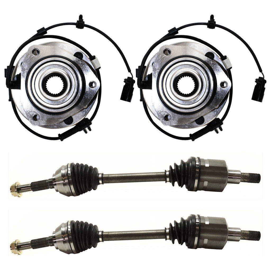 Wheel Hubs - Front, Driver & Passenger Side, 4WD 4X4 (Universal Fit) (8151308580)
