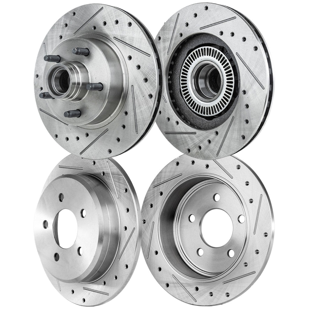 1995-2002 Ford Explorer, Ford Ranger & Mercury Mountaineer Brake Rotors - Front & Rear (19360)