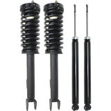 Shock and Fully Loaded Strut Set of 4 Front & Rear Driver Passenger Side for 300