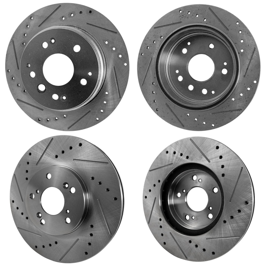 2004-2008 Acura TL Brake Rotors - Front & Rear (19930)