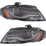 Left & Right Xenon Headlight For Audi A4 Quattro 2009-2010 Built Up To 06/18/10