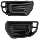 Pair Fog Light Covers Set of 2 Front Driver & Passenger Side Left Right for Ford