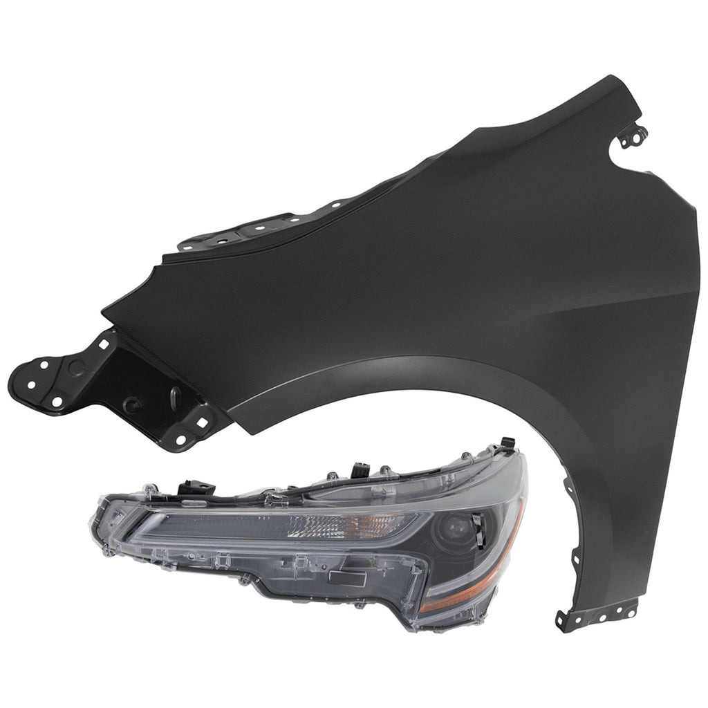 2023-2025 Toyota Corolla Headlight - Left, Sedan (8115002Q70)
