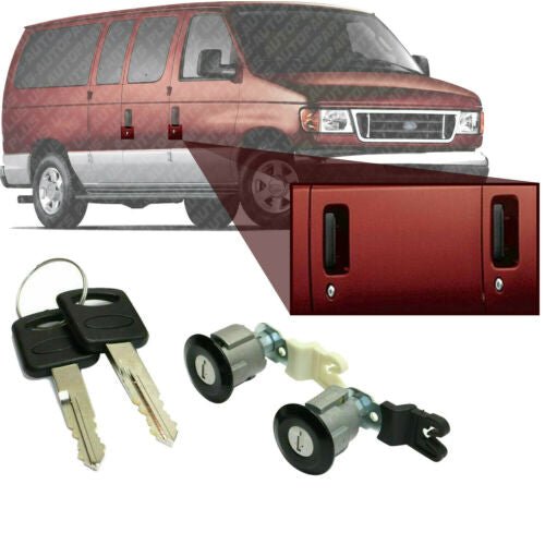 Door Lock Cylinder Kit For 1996 - 2004 Explorer / 05 - 06 F - Series Super Duty Pickup - US AUTO PARTS PLUS
