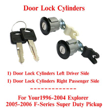 Load image into Gallery viewer, Door Lock Cylinder Kit For 1996 - 2004 Explorer / 05 - 06 F - Series Super Duty Pickup - US AUTO PARTS PLUS