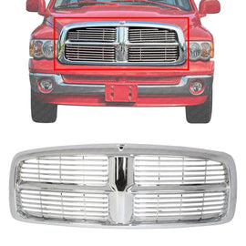 Grille Assembly Chrome Shell &Insert For 2002 - 05 Dodge Ram 1500 /03 - 05 2500 3500 - US AUTO PARTS PLUS