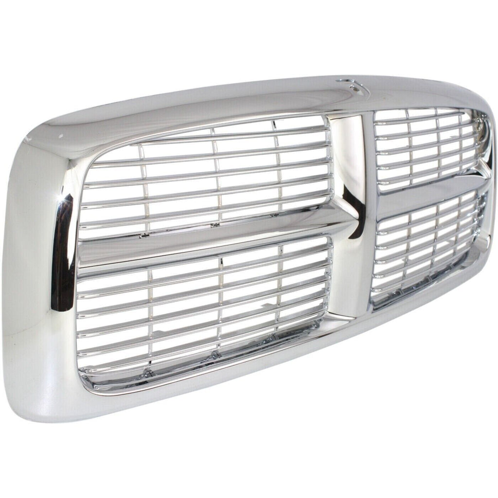 Grille Assembly Chrome Shell &Insert For 2002 - 05 Dodge Ram 1500 /03 - 05 2500 3500 - US AUTO PARTS PLUS