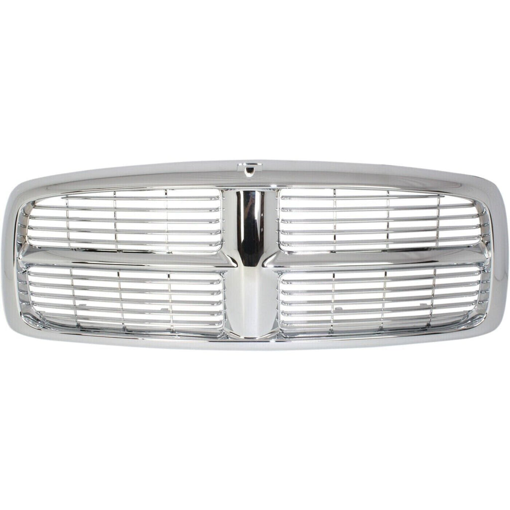 Grille Assembly Chrome Shell &Insert For 2002 - 05 Dodge Ram 1500 /03 - 05 2500 3500 - US AUTO PARTS PLUS