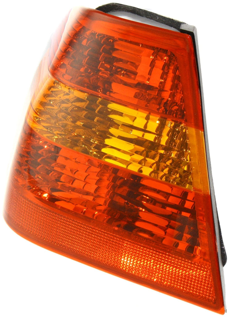 New Tail Light Direct Replacement For 3 - SERIES 02 - 05 TAIL LAMP LH, Outer, Lens and Housing, Amber Red Lens, Sedan BM2800109 63216946533 - US AUTO PARTS PLUS