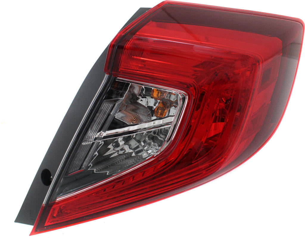 New Tail Light Direct Replacement For CIVIC 16 - 21 TAIL LAMP RH, Outer, Assembly, (18 - 20, 1.5L Turbo Eng., Japan Built Vehicle)/North America Built Vehicle, Sedan - CAPA HO2805110C 33500TBAA01 - US AUTO PARTS PLUS