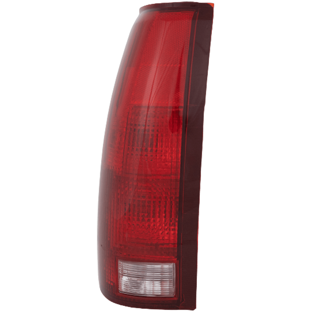 New Tail Light Direct Replacement For C/K FULL SIZE 88 - 00 TAIL LAMP LH, Assembly, Halogen, Clear/Red Lens GM2800104 5977867 - US AUTO PARTS PLUS