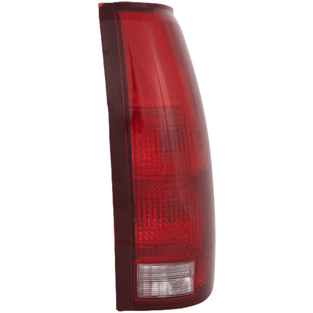 New Tail Light Direct Replacement For C/K FULL SIZE 88 - 00 TAIL LAMP RH, Assembly, Halogen, Clear/Red Lens GM2801104 5977868 - US AUTO PARTS PLUS