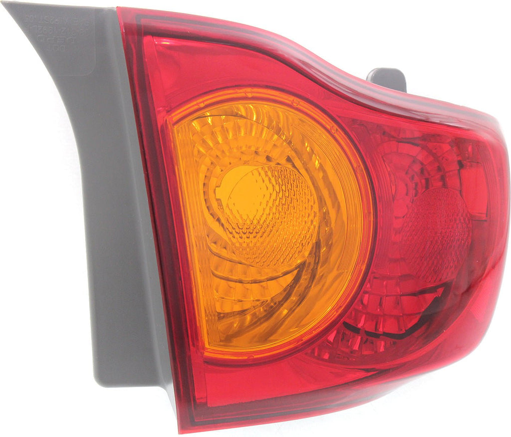 New Tail Light Direct Replacement For COROLLA 09 - 10 TAIL LAMP LH, Lens and Housing, Japan Built Vehicle - CAPA TO2804113C 8156112A50 - US AUTO PARTS PLUS