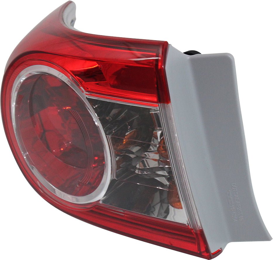 New Tail Light Direct Replacement For COROLLA 11 - 13 TAIL LAMP LH, Outer, Assembly, Halogen, North America Built Vehicle TO2804111 8156002580 - US AUTO PARTS PLUS