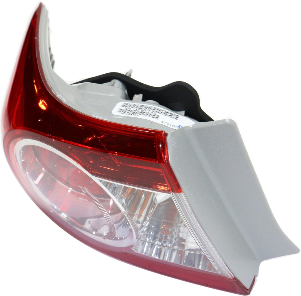New Tail Light Direct Replacement For COROLLA 11 - 13 TAIL LAMP LH, Outer, Assembly, North America Built Vehicle - CAPA TO2804111C 8156002580 - US AUTO PARTS PLUS