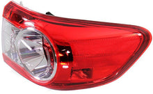 Load image into Gallery viewer, New Tail Light Direct Replacement For COROLLA 11 - 13 TAIL LAMP RH, Outer, Lens and Housing, Japan Built Vehicle TO2805112 8155112C10 - US AUTO PARTS PLUS