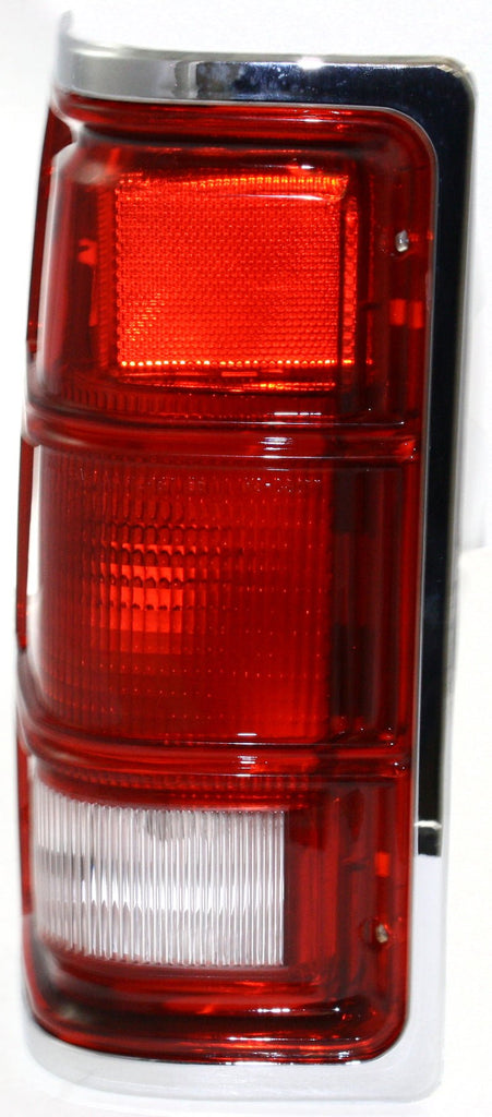 New Tail Light Direct Replacement For DAKOTA 87 - 96 TAIL LAMP LH, Lens and Housing, w/ Chrme Outer Trim, w/o Chrme Inner Stripes CH2800110 4482577 - US AUTO PARTS PLUS