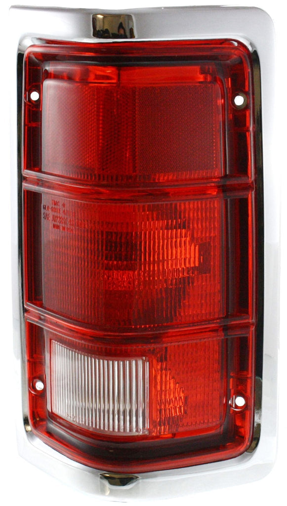 New Tail Light Direct Replacement For DODGE FULL SIZE P/U 88 - 93 TAIL LAMP RH, Lens and Housing, w/ Chrome Trim CH2809103 55054794 - US AUTO PARTS PLUS