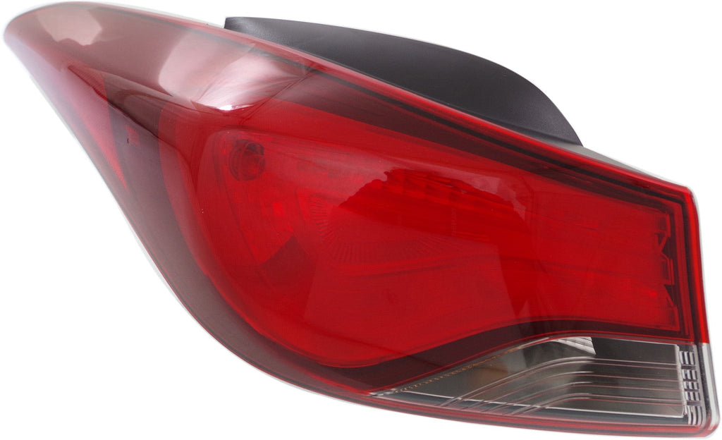 New Tail Light Direct Replacement For ELANTRA 14 - 16 TAIL LAMP LH, Outer, Assembly, Halogen, Sedan, USA Built Vehicle HY2804131 924013Y500 - US AUTO PARTS PLUS