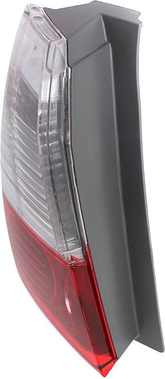 New Tail Light Direct Replacement For FIT 09 - 14 TAIL LAMP LH, Assembly, Red and Clear Lens HO2800176 33550TK6A01 - US AUTO PARTS PLUS