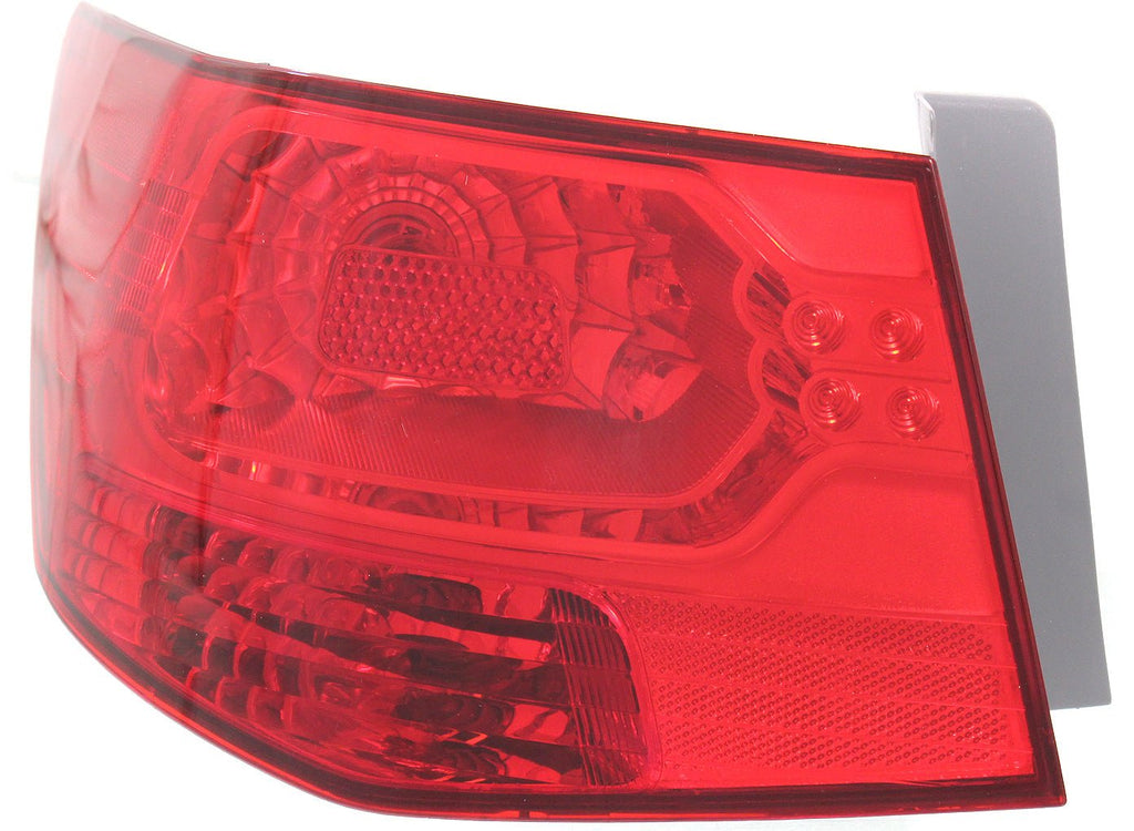 New Tail Light Direct Replacement For FORTE 10 - 13 TAIL LAMP LH, Outer, Assembly, Sedan - CAPA KI2804101C 924011M010 - US AUTO PARTS PLUS
