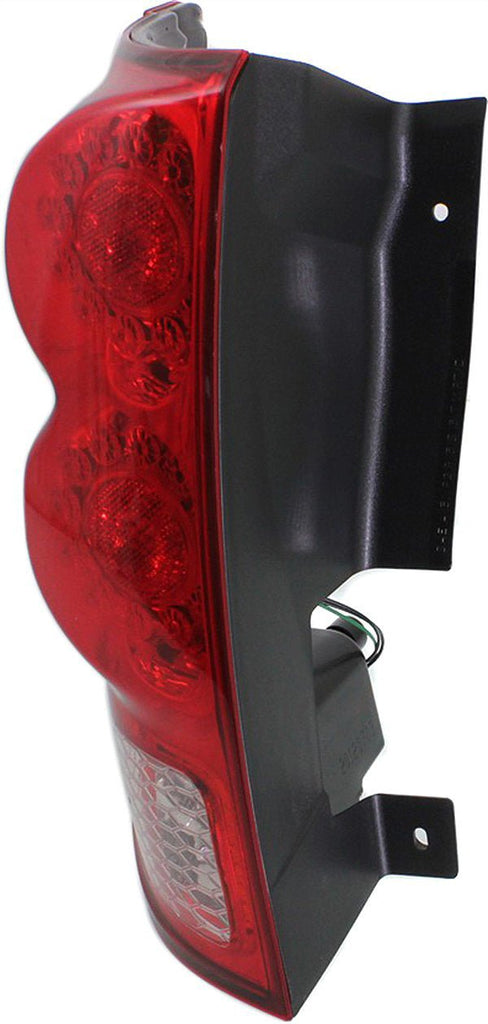 New Tail Light Direct Replacement For GRAND CARAVAN 11 - 20 TAIL LAMP LH, Assembly, Red and Clear Lens - CAPA CH2800199C 5182535AD - US AUTO PARTS PLUS