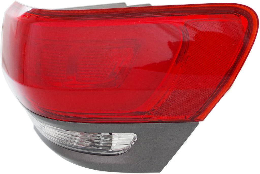New Tail Light Direct Replacement For GRAND CHEROKEE WK 14 - 22 TAIL LAMP RH, Outer, Assy, (Exc. SRT/Trailhawk/Trackhawk Models), w/ Gray Trim CH2805110 68236104AC - US AUTO PARTS PLUS
