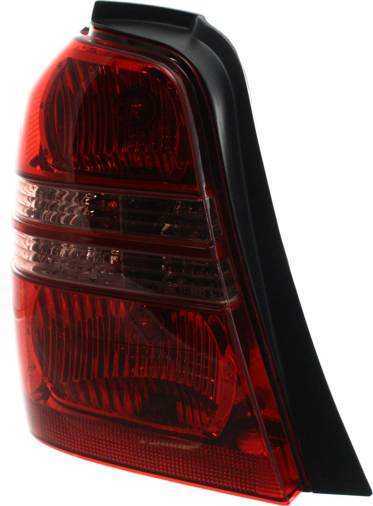 New Tail Light Direct Replacement For HIGHLANDER 01 - 03 TAIL LAMP LH, Lens and Housing, Clear and Red Lens TO2818119 8156148050 - US AUTO PARTS PLUS